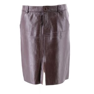Shelli Seagal lambskin Leather Skirt